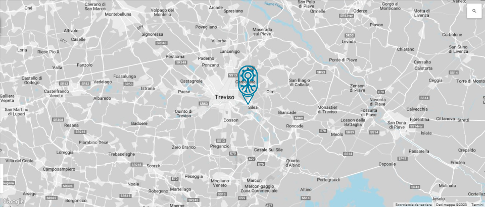 La mappa, una volta cliccata porterà all'apertura di Google Maps.